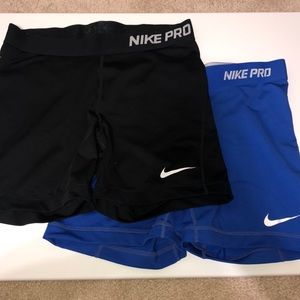 2 NIKE Women's Pro Dri-Fit Compression Spandex